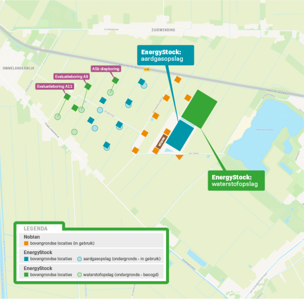 Vergunningsaanvraag ingediend voor evaluatieboringen en diepboring in Zuidwending voor waterstofopslagcavernes